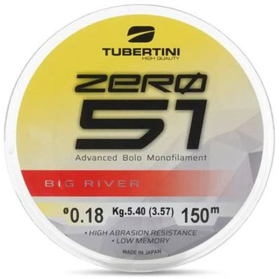 Fir Tubertini Zero 51 Big River, 6.3kg, 0.20mm, 1000m