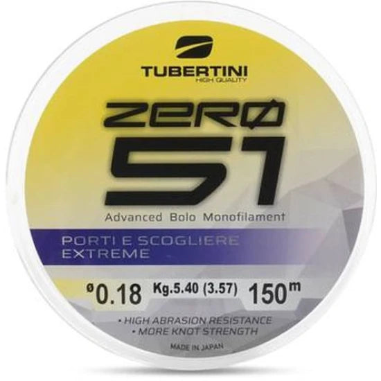Fir Tubertini Zero 51 Porti E Scogliere Extreme, 7.2kg, 0.30mm, 1000m