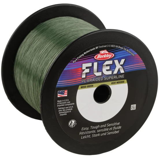 Fir Textil Berkley Flex Braid, Moss Green, 0.14mm, 3.6kg, 2000m