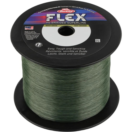 Fir Textil Berkley Flex Braid, Moss Green, 0.22mm, 9kg, 2000m