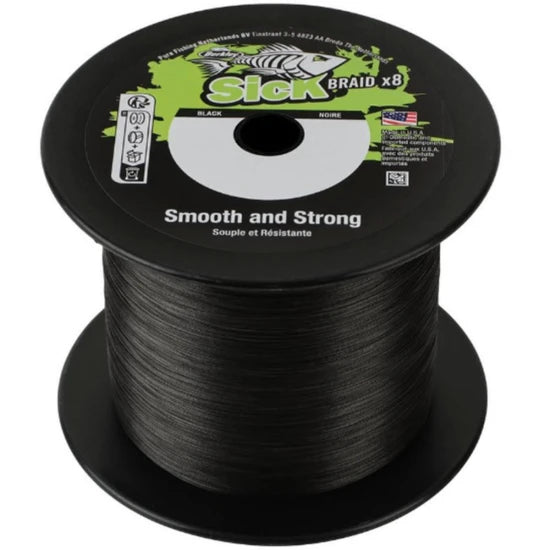 Fir Textil Berkley Sick Braid, Black, 2000m, 0.10mm, 7.5kg