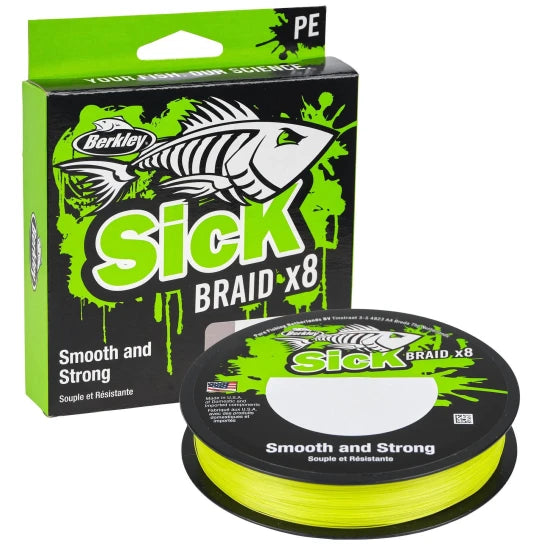 Fir Textil Berkley Sick Braid, Flame Green, 0.14mm, 16.50kg 2000m