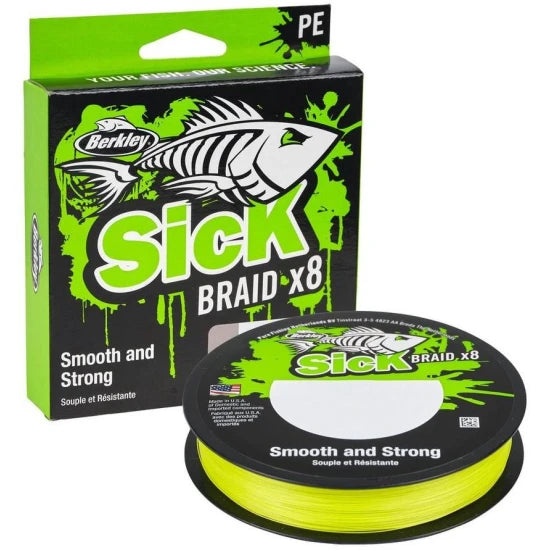Fir Textil Berkley Sick Braid, Flame Green, 0.14mm, 16.5kg, 300m