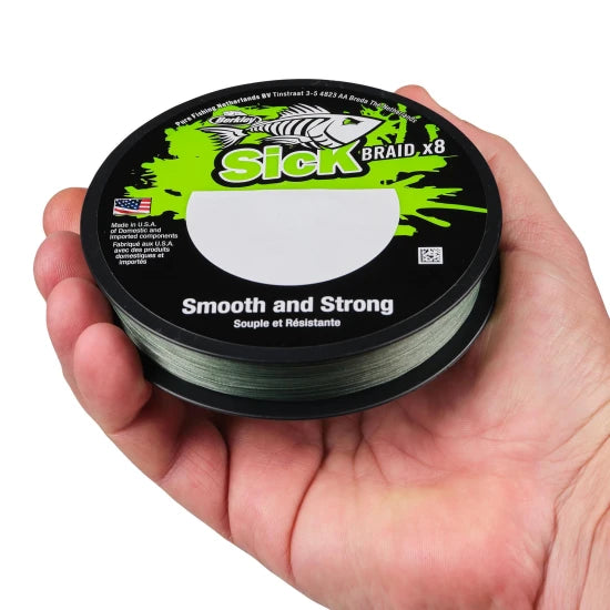 Fir Textil Berkley Sick Braid, Moss Green, 0.08mm, 6kg 2000m