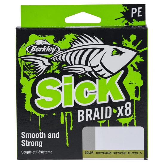 Fir Textil Berkley Sick Braid, Moss Green, 0.08mm, 6kg 2000m