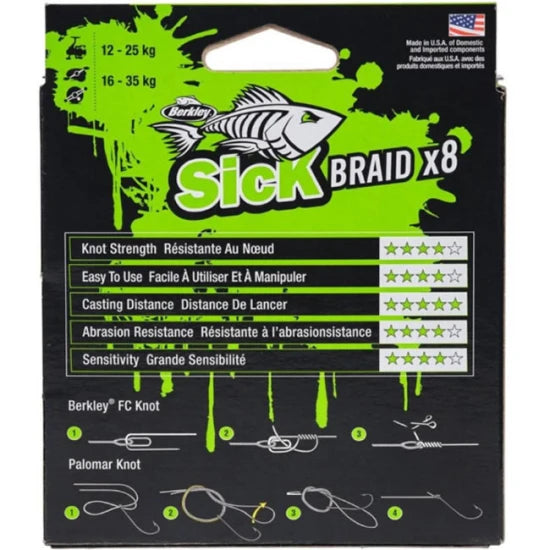 Fir Textil Berkley Sick Braid, Red, 150m, 0.12mm, 11.2kg