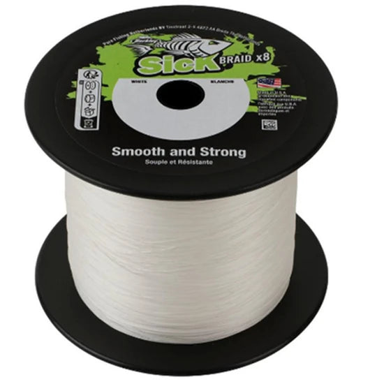 Fir Textil Berkley Sick Braid, White, 2000m, 0.19mm, 18kg