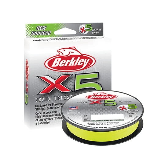 Fir Textil Berkley Superline X5 Flame Green, 150m, 0.08mm, 7.60kg