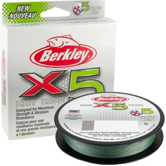 Fir Textil Berkley Superline X5 Low Vis Green, 150m, 0.10mm, 9.00kg
