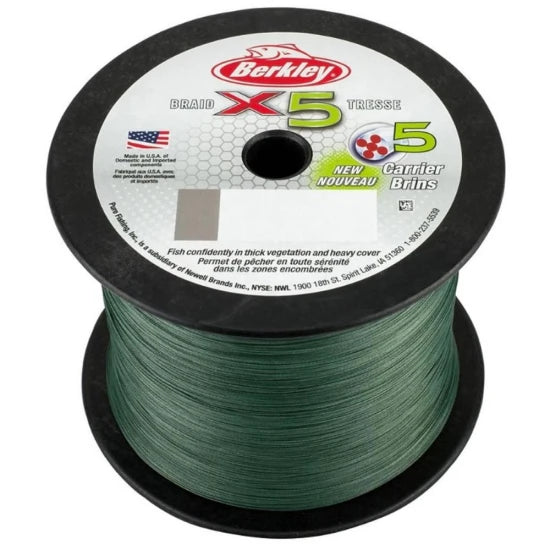Fir Textil Berkley Superline X5 Low Vis Green, 2000m, 0.12mm, 12.10kg