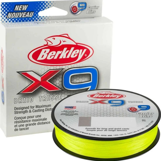 Fir Textil Berkley Superline X9 Fluo Green, 270m, 0.40mm, 45.60kg