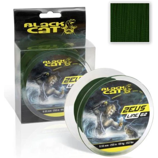Fir Textil Black Cat Zeus Line G2, Green, 46kg, 0.45mm, 400m
