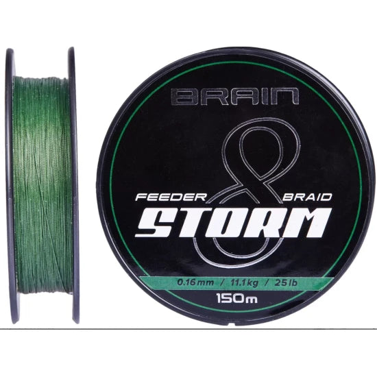 Fir Textil Brain Storm 8x Green, 9kg, 0.14mn, 150m