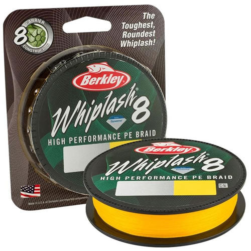 Fir Textil Berkley Whiplash 8, Galben, 150m, 0.16mm, 20.8kg