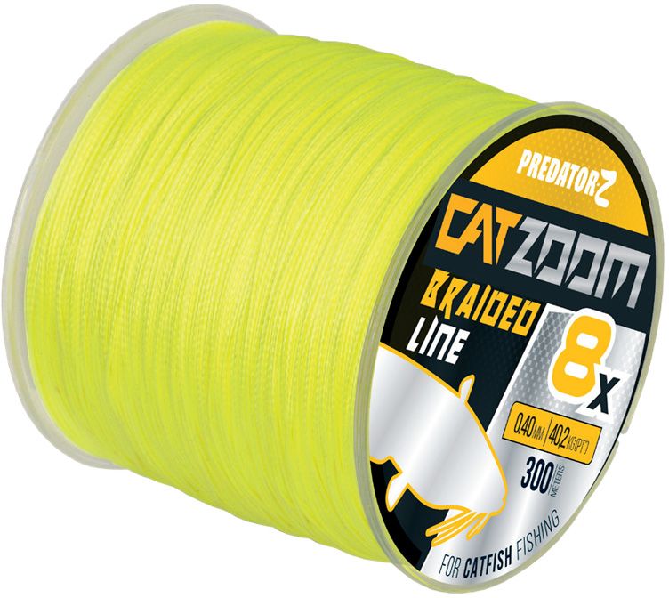 Fir Textil Carp Zoom Catfish 8X, Fluo Green, 40.2kg, 0.40mm, 300m