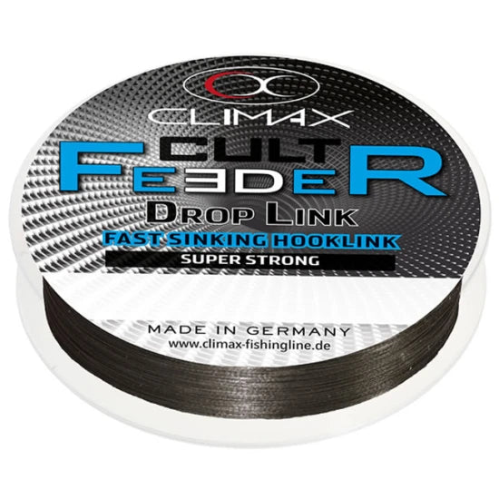 Fir Textil Climax Cult Feeder Fast Sinking Droplink 10m 0.24mm 11.8kg Dark Grey
