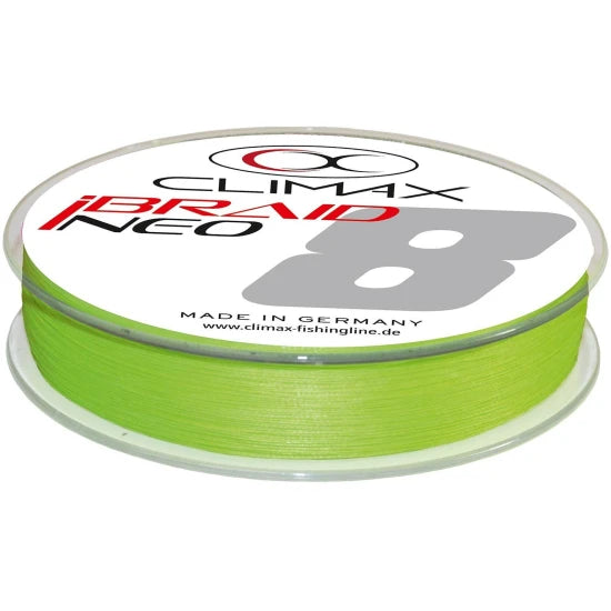 Fir Textil Climax Ibraid X8 Neo Fluo Chartreuse 135m, 0.10mm, 6.7kg