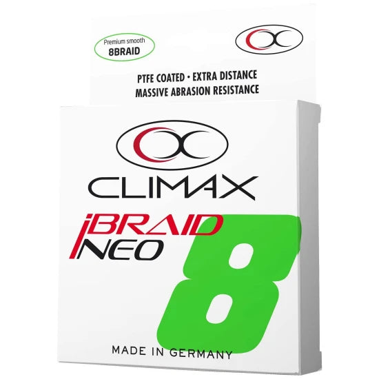 Fir Textil Climax Ibraid X8 Neo Fluo Chartreuse 135m, 0.16mm, 12.3kg