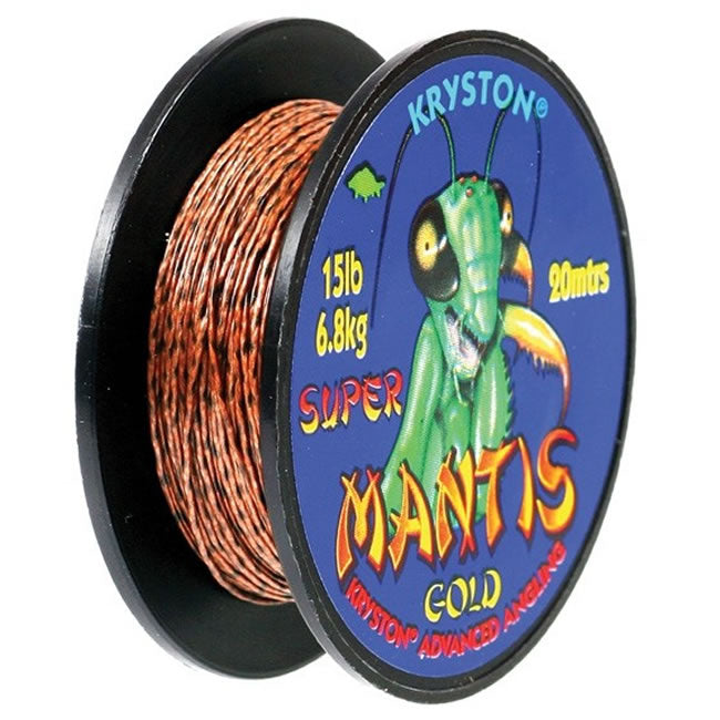 Fir Textil Cu Camasa Kryston Super Mantis Coated Braid, Grawel Brown, 20m, 25lbs