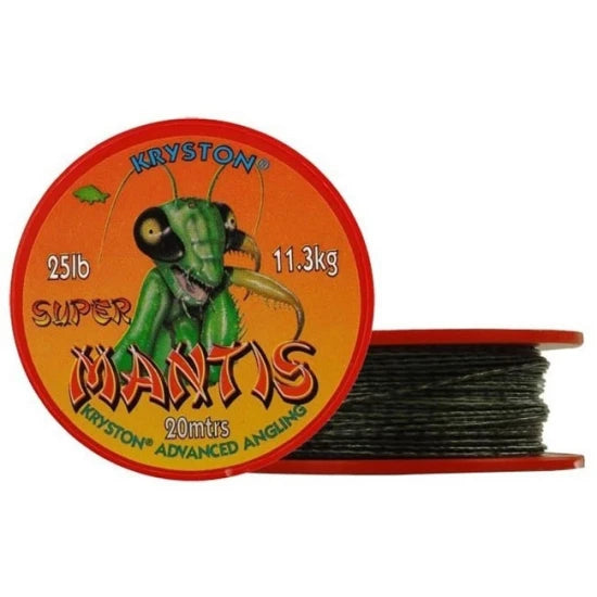 Fir Textil Cu Camasa Kryston Super Mantis Coated Braid, Weed Green, 20m, 15lbs
