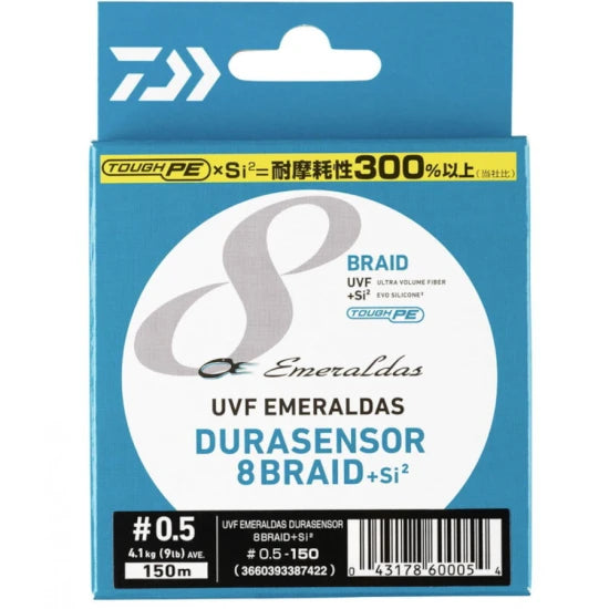 Fir Textil Daiwa Uvf Emeraldas Durasensor 8braid, 0.06mm, 4.8kg, 150m