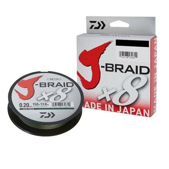 Fir Textil Daiwa J-braid X8, 0.22mm, 17kg, 150m