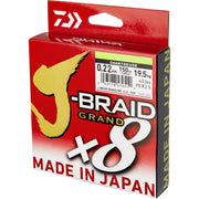 Fir Textil Daiwa J-braid Grand X8 Chartreuse 0.10mm 135m 7kg