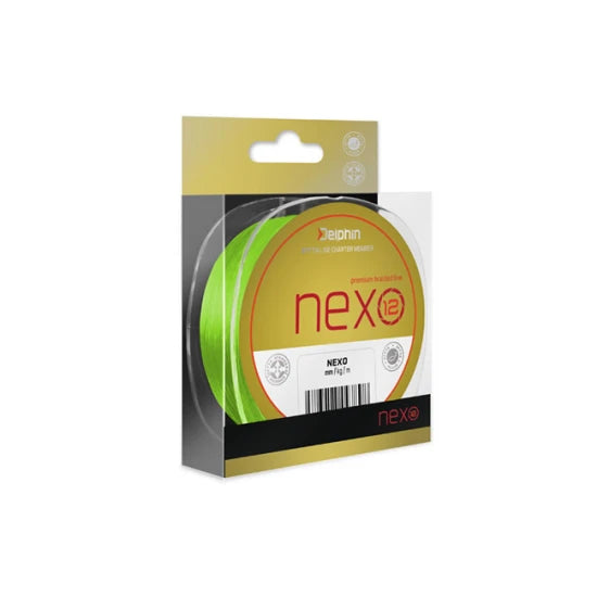 Fir Textil  Delphin Nexo 12  Verde Fluo 0.14mm 22lbs 130m