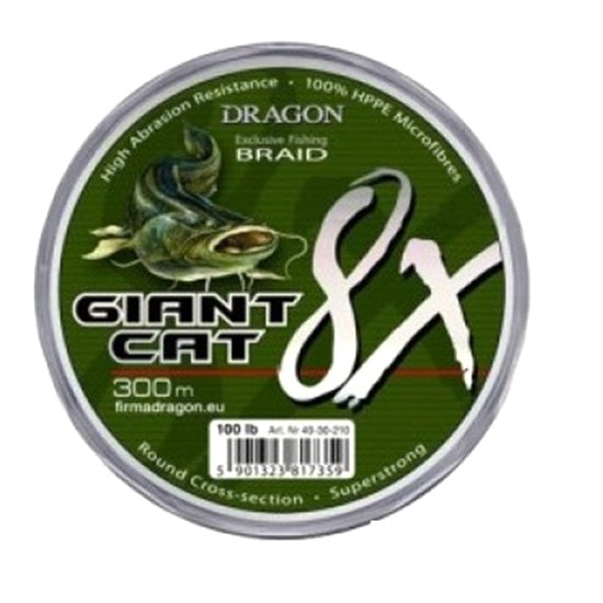 Fir Textil Dragon Giant Cat 8X Braid 300m 150lb  verde