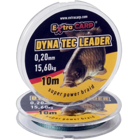 Fir Textil Extra Carp Dyna Tec Leader, Green, 10m, 0.20mm, 15.60kg