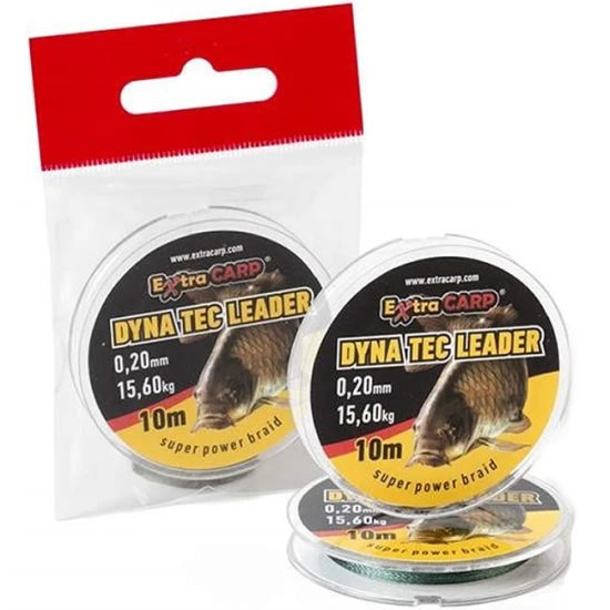 Fir Textil Extra Carp Dyna Tec Leader, Green, 10m, 0.25mm, 18.90kg