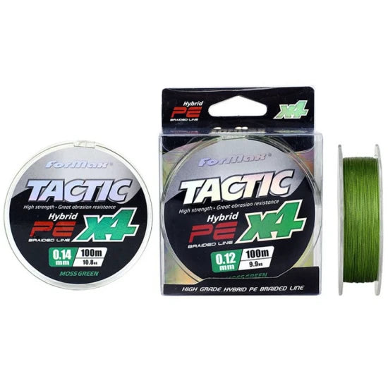 Fir Textil Formax Tactic Pe X4, Verde Fluo, 48.90kg, 0.50mm, 100m