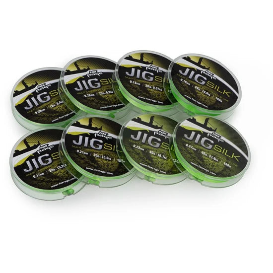 Fir Textil Fox Rage Jig Silk, 0.10mm, 15lbs, 150m
