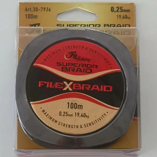 Fir Textil Filfishing Filexbraid (powerful) 100m, 0.25mm, 19.40kg