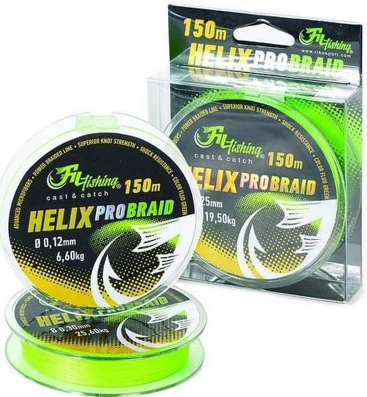 Fir Textil FilFishing Helix Spinning Fluo Braid 0.30mm 25.6kg 150m