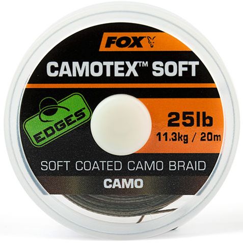 Fir Textil Fox Edges Camotex Soft, 15.8kg-35lbs, 20m