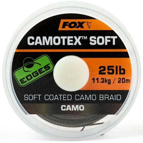 Fir Textil Fox Edges Camotex Soft, 15.8kg-35lbs, 20m
