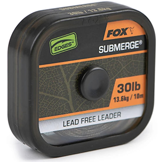 Fir Textil Fox Naturals Submerge Leader, 10m, 30lb/13.6kg