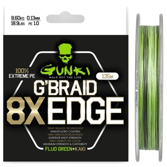Fir Textil Gunki G Braid 8x Edge, Camo, 23kg, 0.18mm, 135m