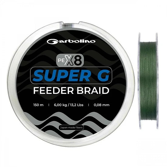 Fir Textil Garbolino Super G Feeder Braid 0.08mm 150m