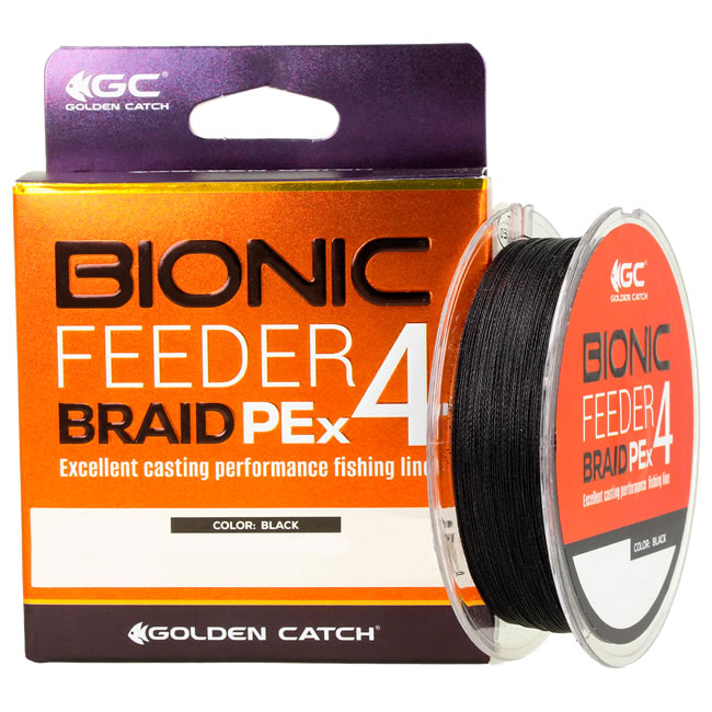 Fir Textil Golden Catch Bionic Feeder PE X4 Black 150m, 0.185mm, 8.7kg