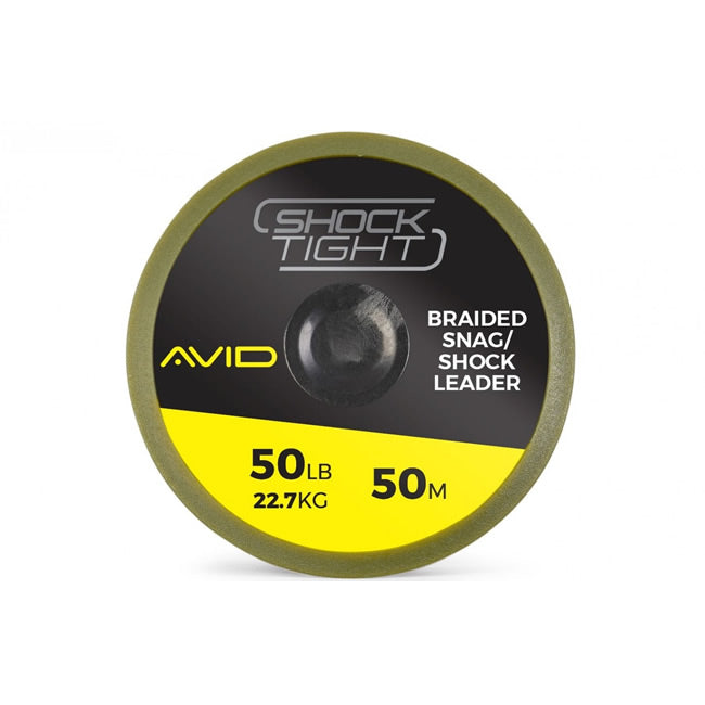 Fir Textil Inaintas Avid Carp Shock Tight Leader Material 50m 50Lb