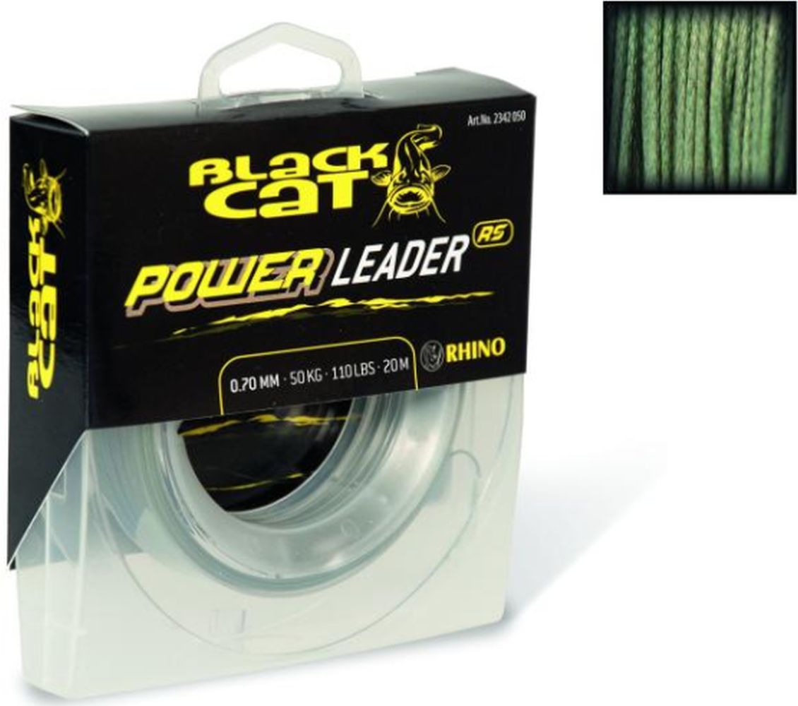 Fir Textil Inaintas Black Cat Power Leader, 1.40mm, 150kg, 20m