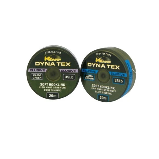 Fir Textil K-karp Dyna Tex Elusive 20m Camo Green 25lbs