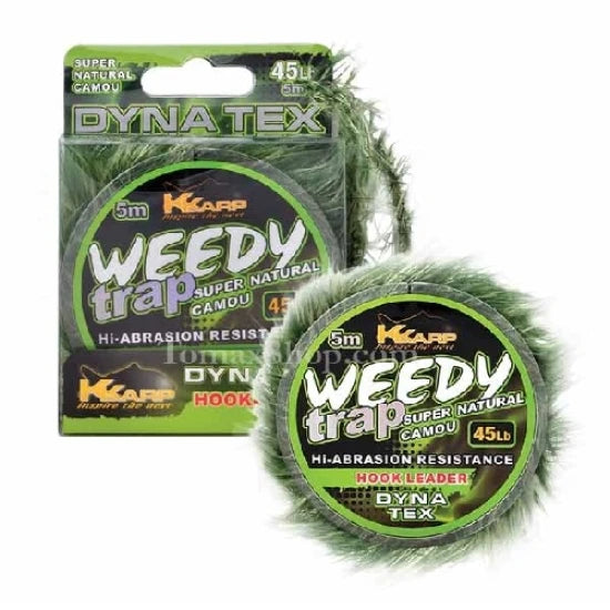 Fir Textil K-karp Weedy Trap Hooklink 45lbs 5m
