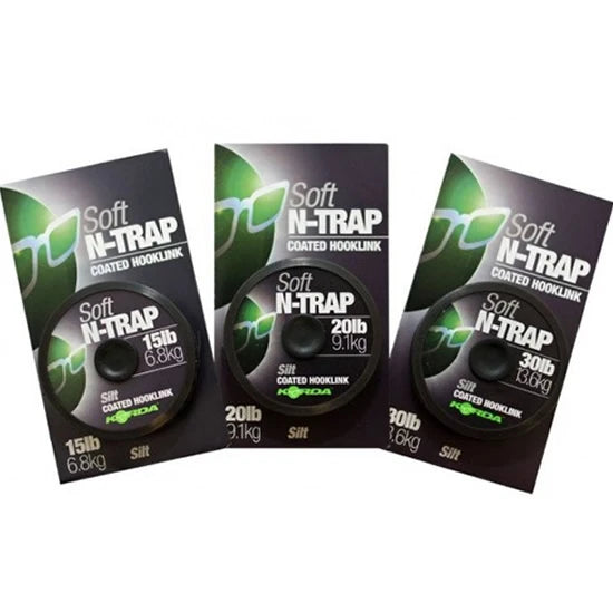 Fir Textil Korda N-trap Soft Coated, Silt, 15lbs, 20m