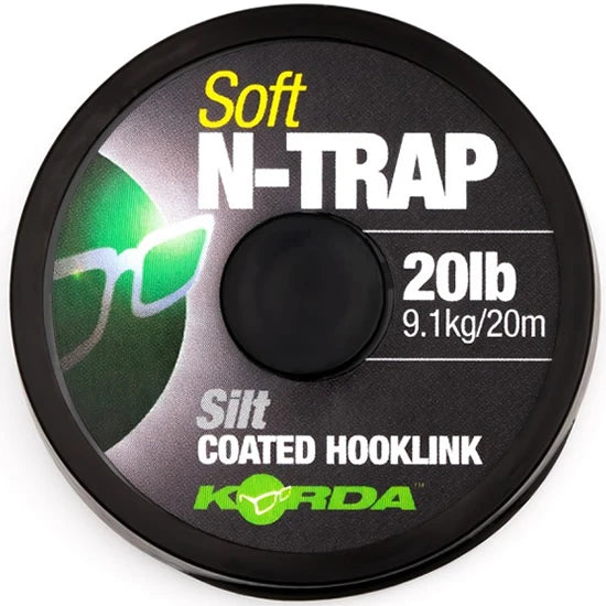 Fir Textil Korda N-trap Soft Coated, Silt, 20lbs, 20m