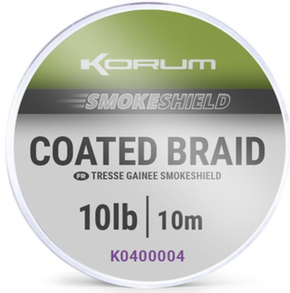 Fir Textil KORUM Smokeshield Coated Braid, 20lbs, 10m