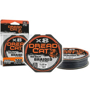Fir Textil Konger Dread Cat Braided Vx8 Negru, 300m, 0.30mm, 38.4kg