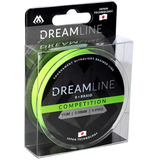 Fir Textil Mikado Dreamline Competition 8x, Fluo Green,  0.14mm, 12.98kg, 150m